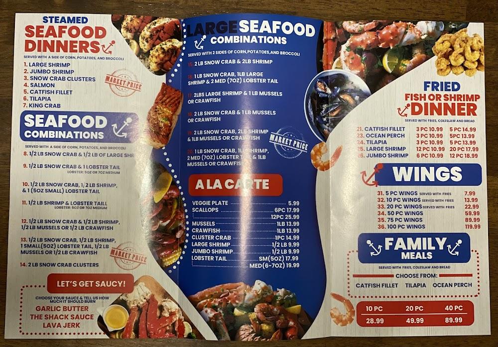 Seafood Shack and Deli Menu image 1